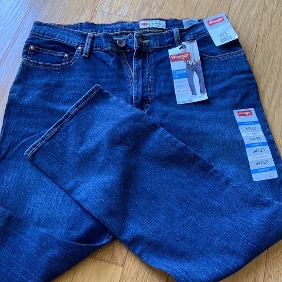 Wrangler straight fit stretch jeans - Picture 1 of 4